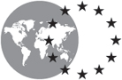 Tjenesten for EU’s Optræden Udadtil — logo i sort og hvid