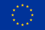 Europaflaget — emblem i farver