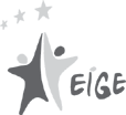 A Nemek Közötti Egyenlőség Európai Intézete – fekete-fehér logó