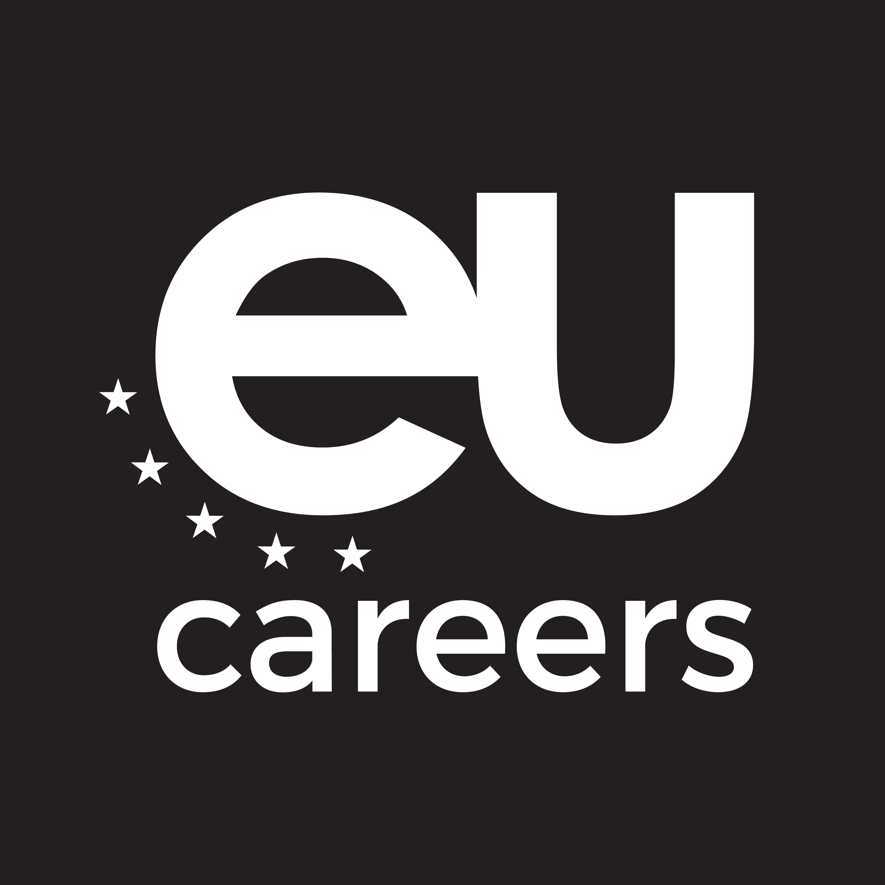 Európsky úrad pre výber pracovníkov – čiernobiely emblém